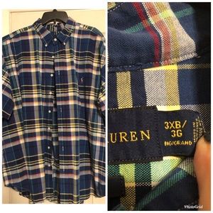 Men’s Ralph Lauren button up short sleeved shirt